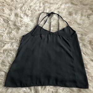 Hollister strappy black tank flowy blouse sz small